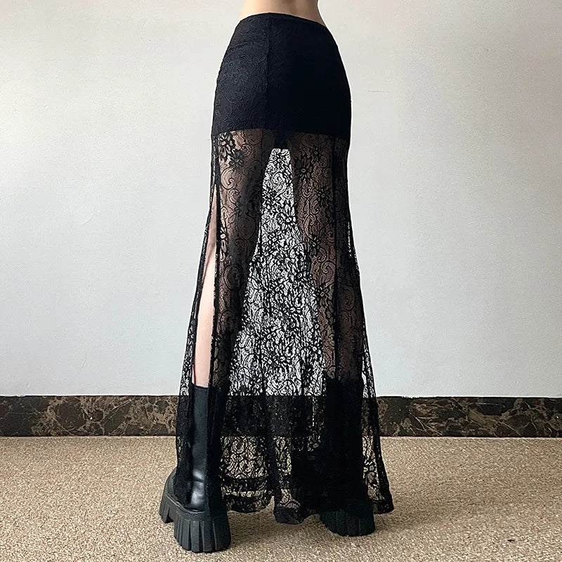 Widow Bloom Lace Skirt