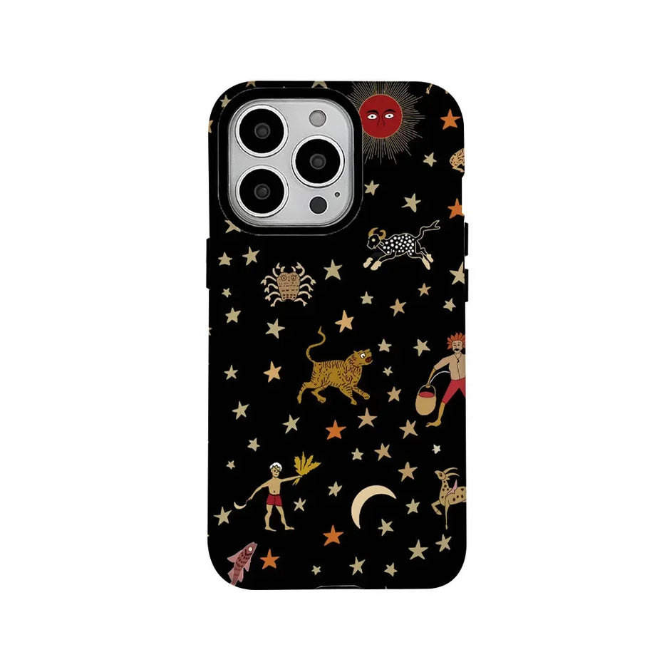 Zodiac Star Pattern iPhone Case