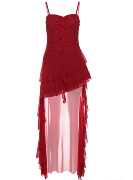 Celestial Drift Tiered Dress