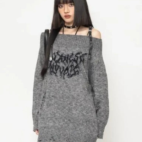 Shadow Script Sweater