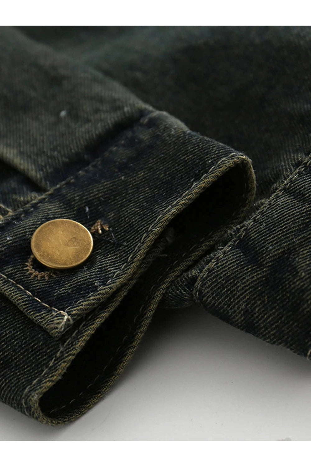 Y2k Distressed Midnight Denim Jacket