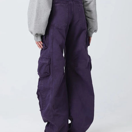 Plum Surge Pocket Pants