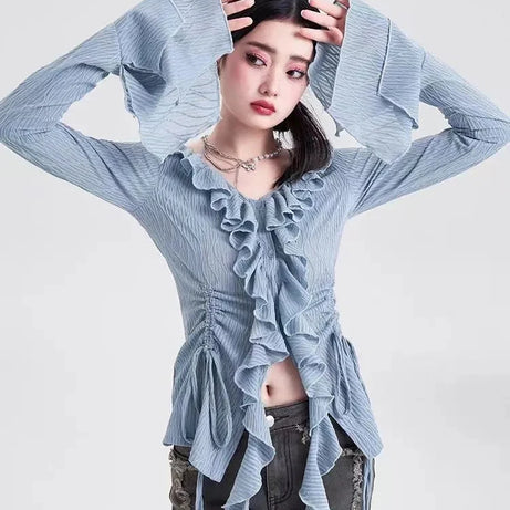 Dream Flare Ruffle Blouse