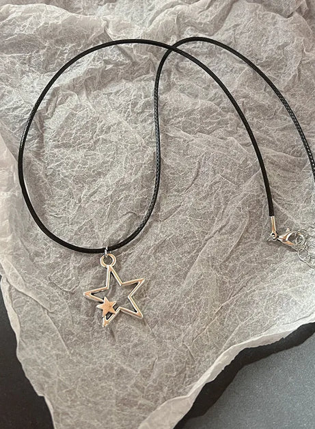 Dark Charm Layered Necklace Set