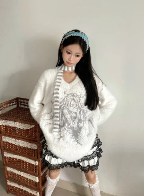 Ethereal Frost Strickpullover