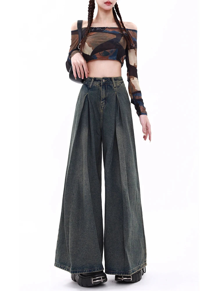 Ultra Wide-Leg Baggy Jeans