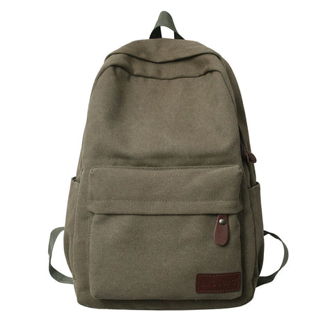 Classic Sand Canvas Backpack