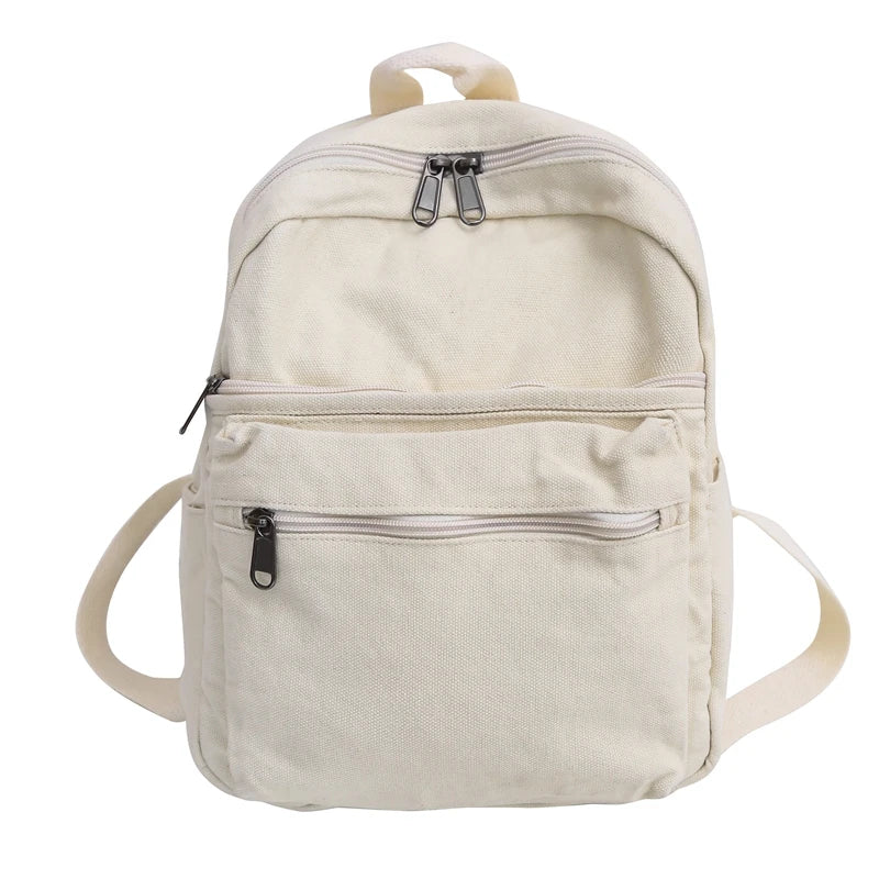 Lilac Mini Canvas Backpack