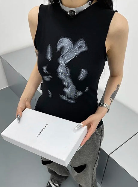 Gothic Ink Muscle Top