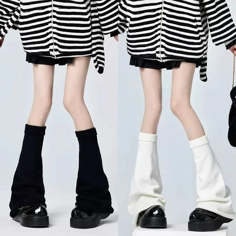 Violet Chaos Strapped Leg Warmers