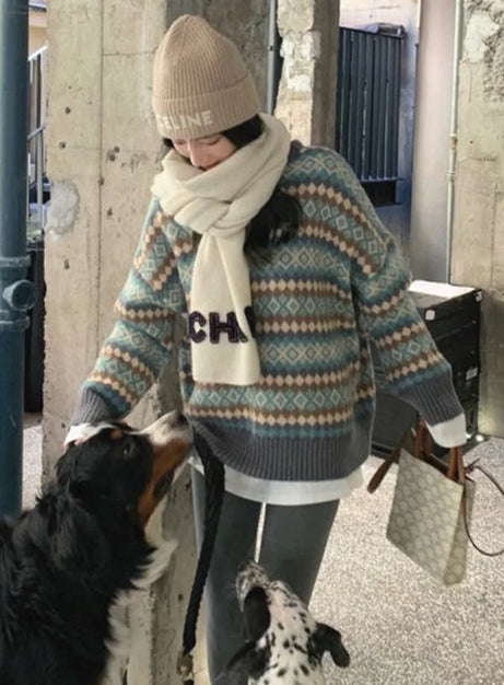 Mountain Mist Fair Isle Sweater