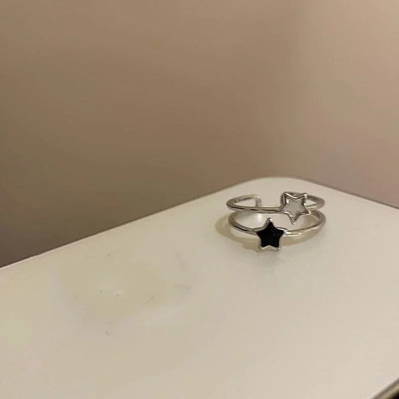 Midnight Duo Star Ring