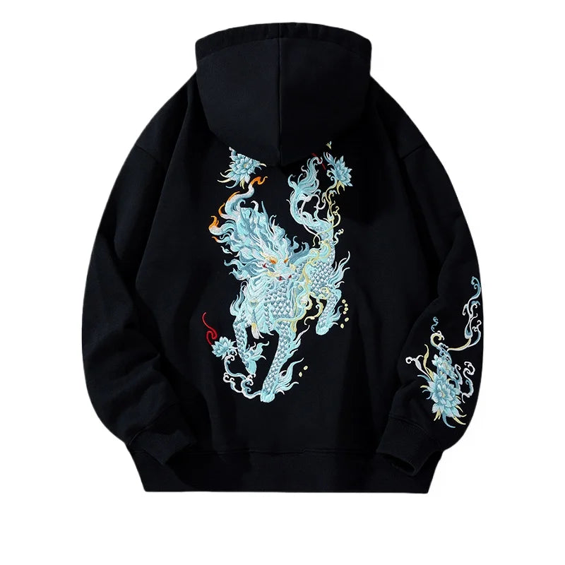 Mythic Beast Embroidered Hoodie