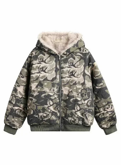 Shadow Rose Camo Pelzjacke