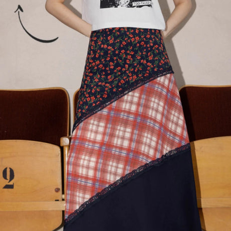 Boho Patchwork Skirt