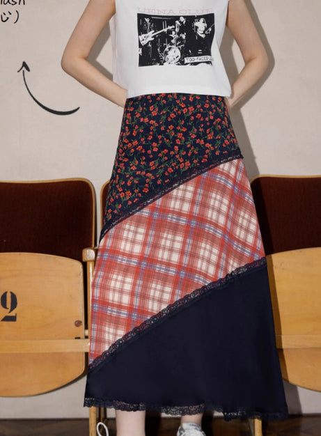 Boho Patchwork Skirt