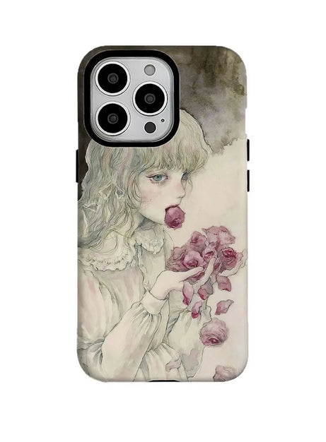 iPhone-Hülle mit Rosenmotiv