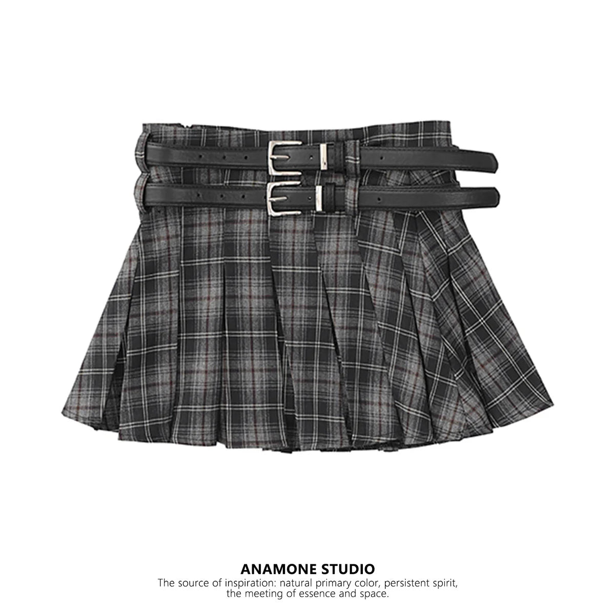 Midnight Prep Pleated Skirt