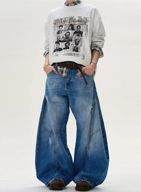 Eclipse Panel Flare Jeans