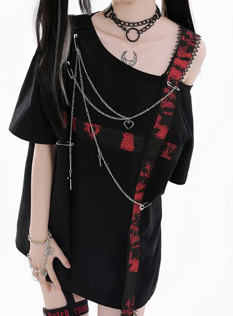 Bloodline Slash Grunge Top