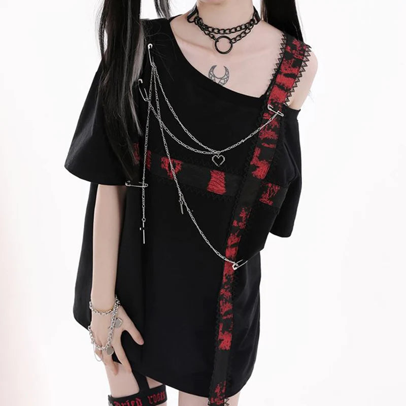 Bloodline Slash Grunge Top