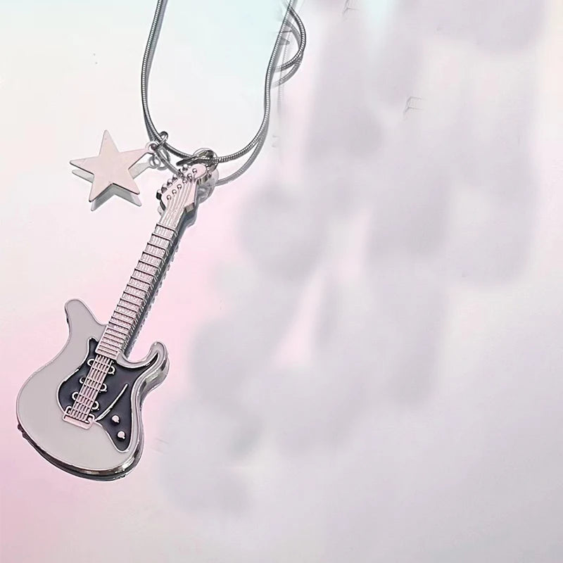 Rockstar Dream Guitar Necklace