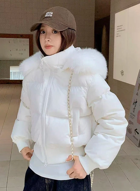 Arctic Angel White Puff Jacket