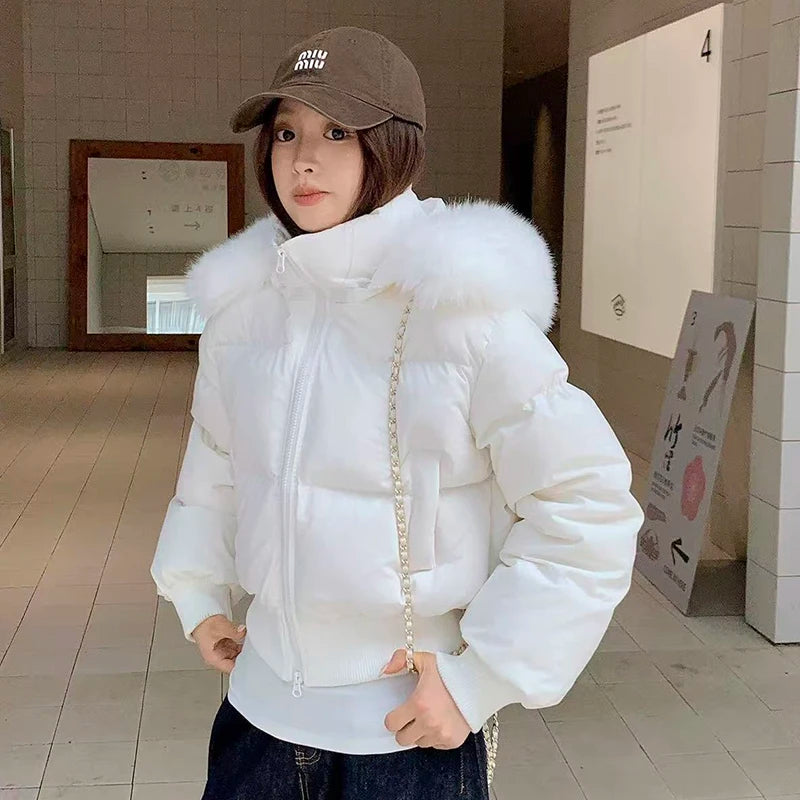 Arctic Angel White Puff Jacket