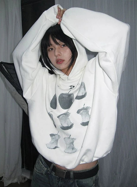 Pixel Core Apple Hoodie