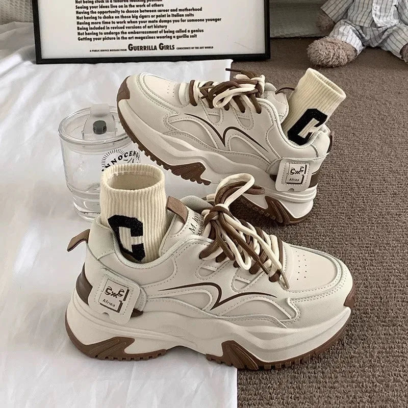 Monochrome Motion Sneakers