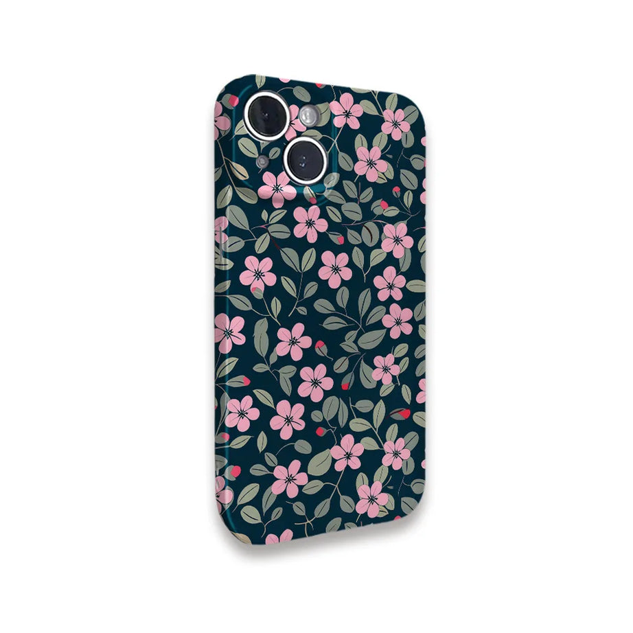 Pink Floral Pattern iPhone Case