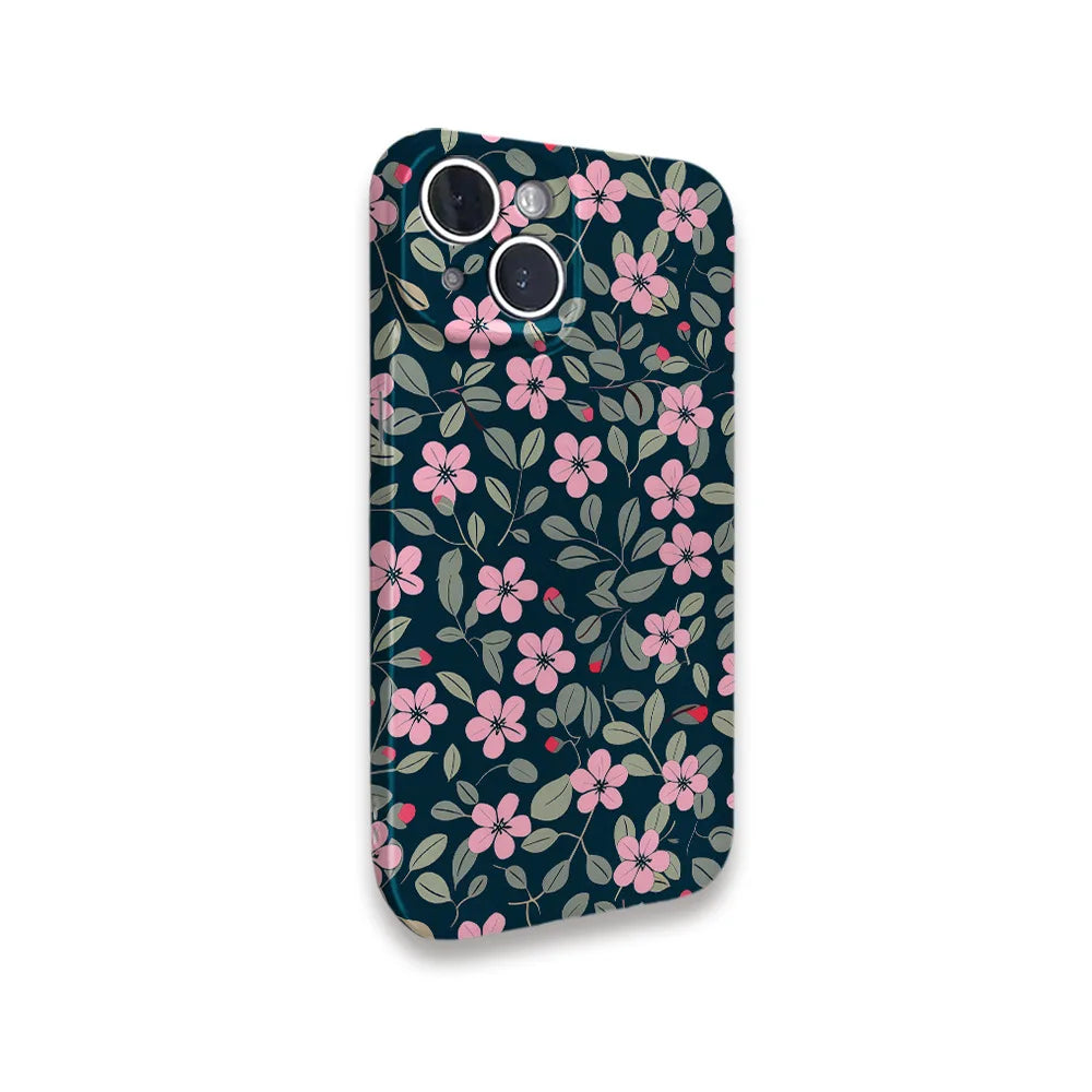Pink Floral Pattern iPhone Case