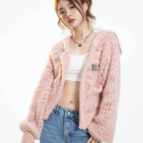 Peachy Blush Coquette Cardigan