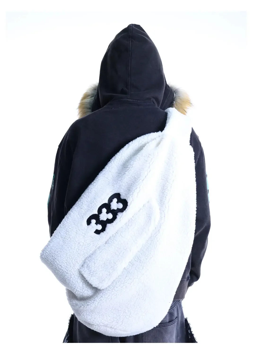 Fuzzy Dreamcore Slouch Bag