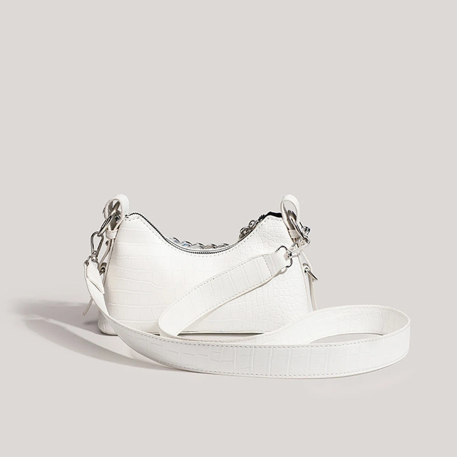 Punk Bloom Chain Shoulder Bag