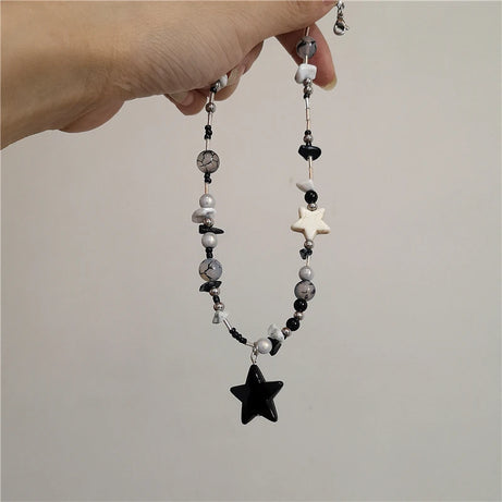 Cosmic Noir Layered Necklace Set
