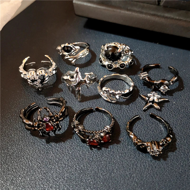 Gothic Nightfall Rings