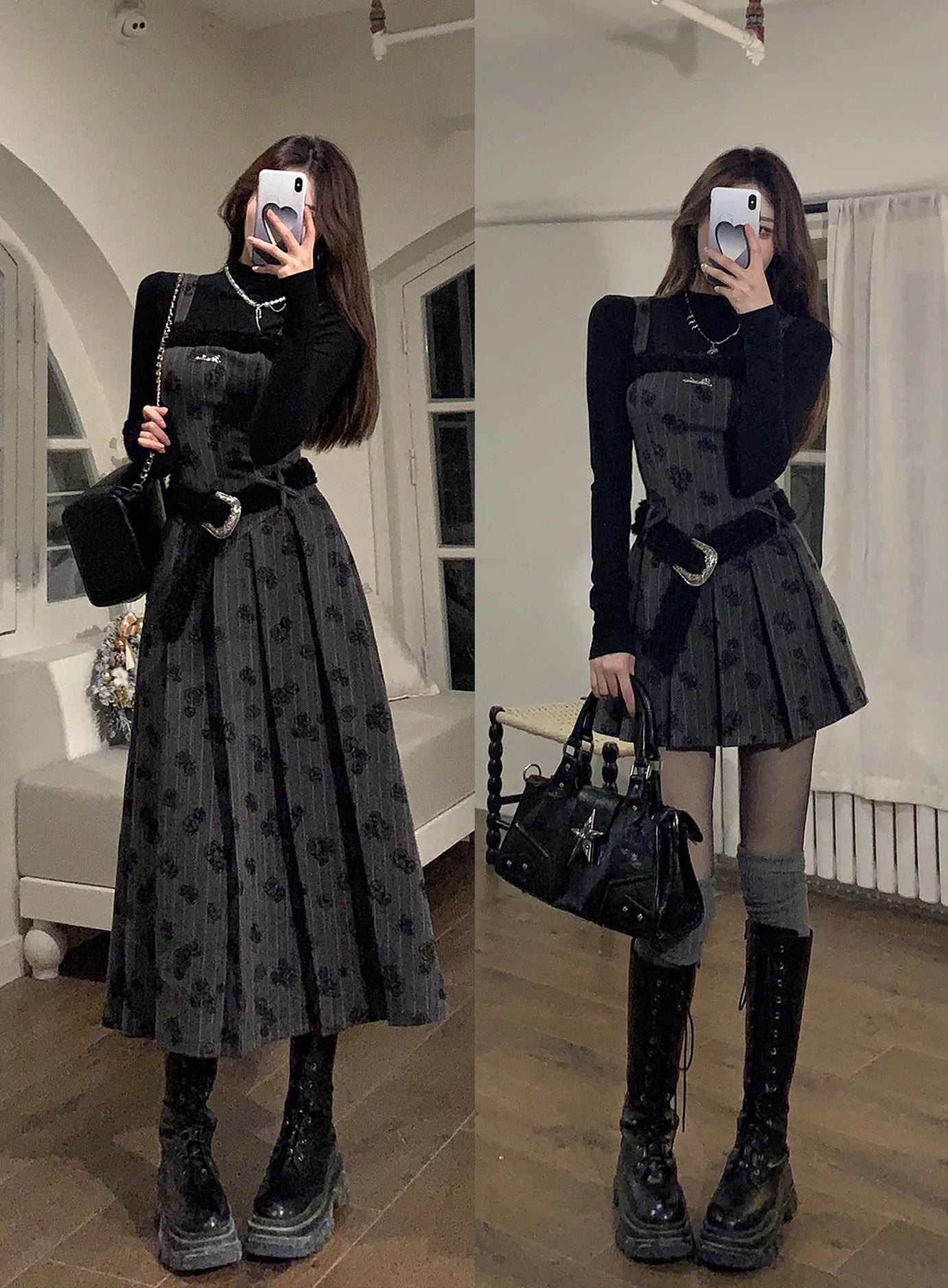 Velvet Rose Gothic Dress