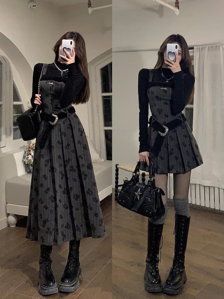 Velvet Rose Gothic Dress