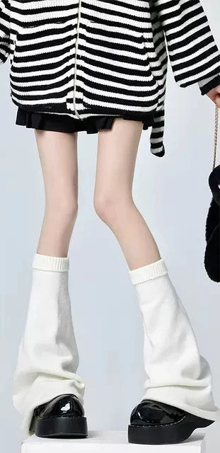 Violet Chaos Strapped Leg Warmers