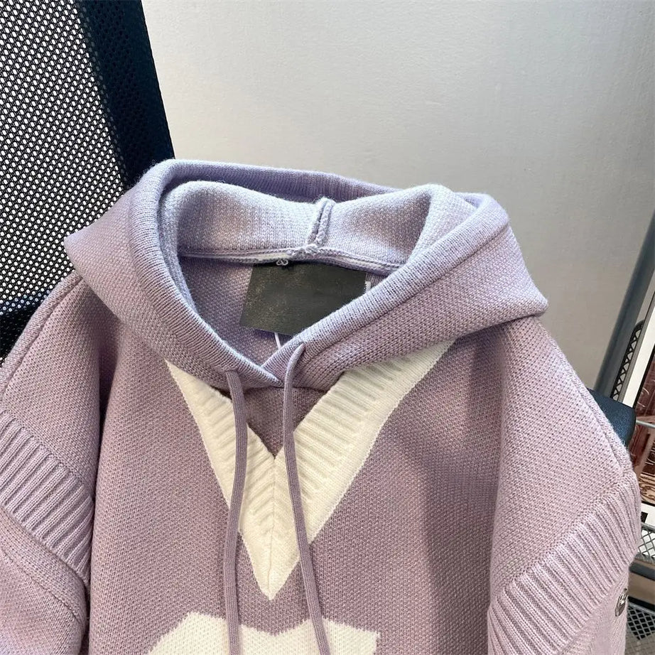 Lavender Dream Knit Hoodie