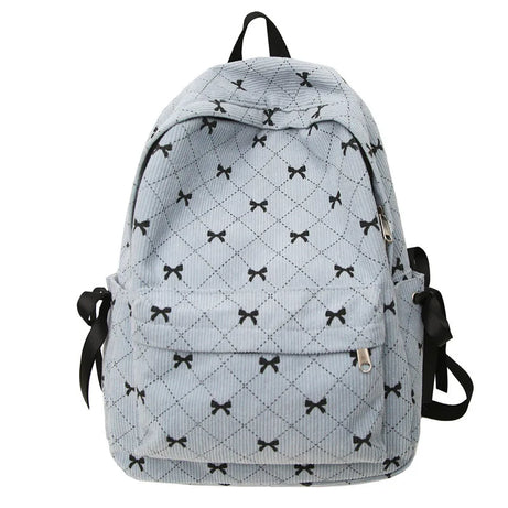 Ribbon Grid Coquette Backpack
