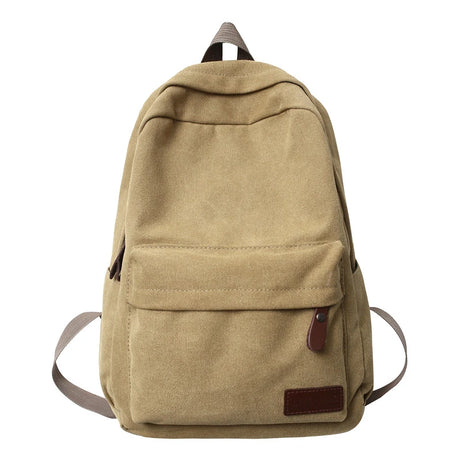 Classic Sand Canvas Backpack
