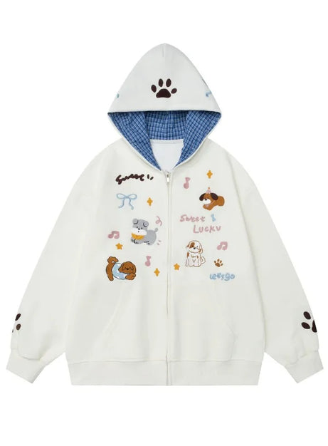 Puppy Love Zip-Up Hoodie