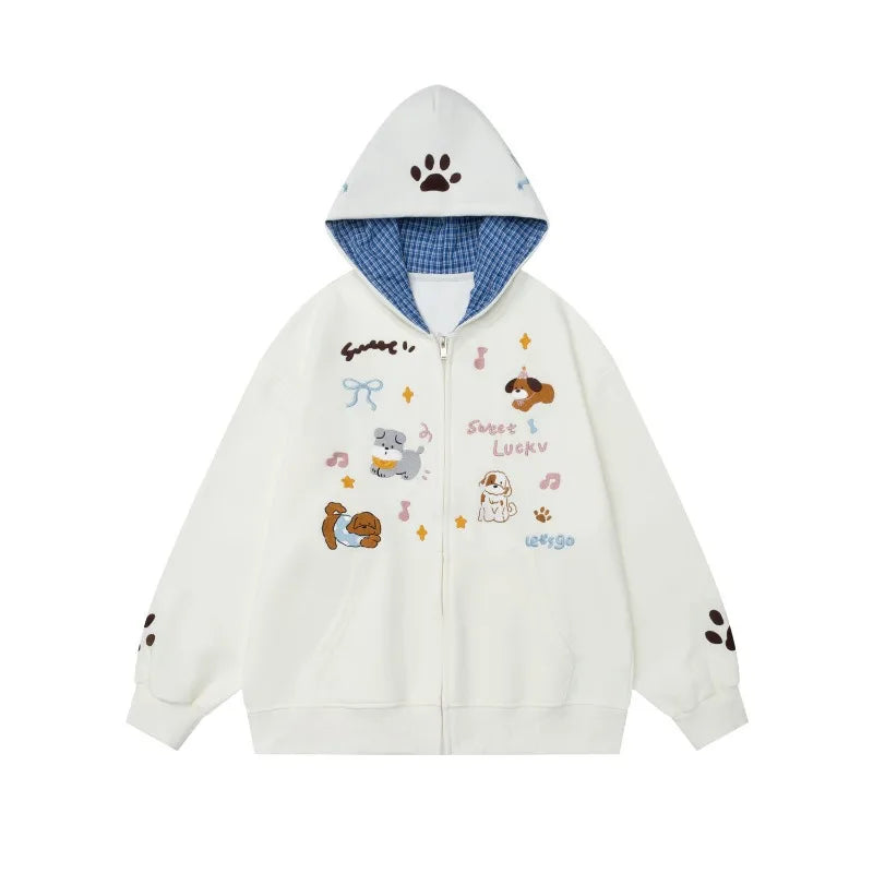Puppy Love Zip-Up Hoodie