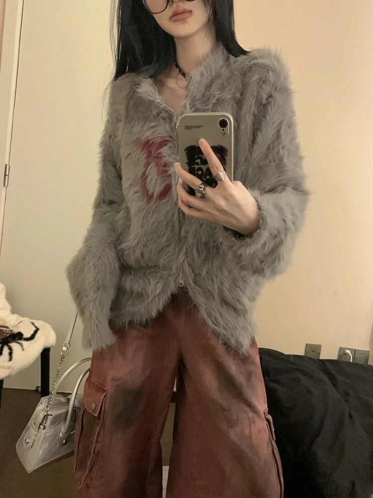 Wolf Spirit Furry Sweater