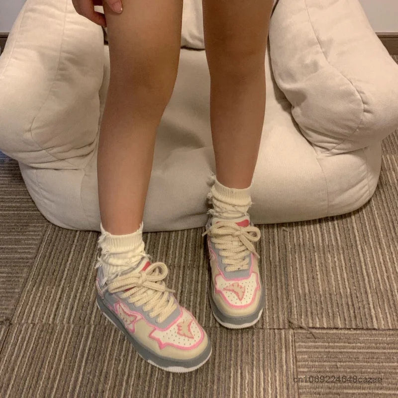 Pastel Thunder Bolt Sneakers