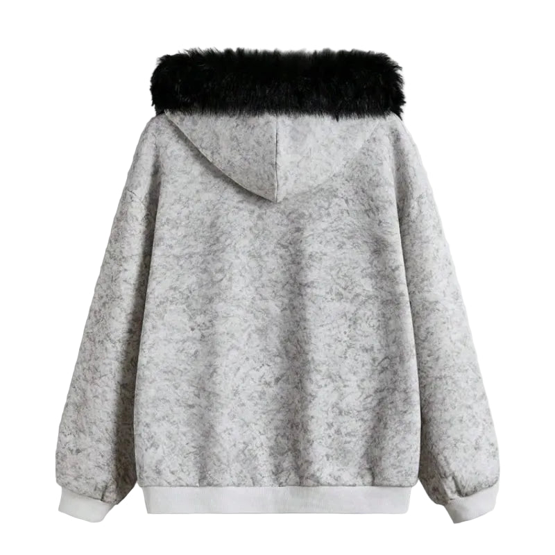 Fallen Grace Cross Zip Hoodie