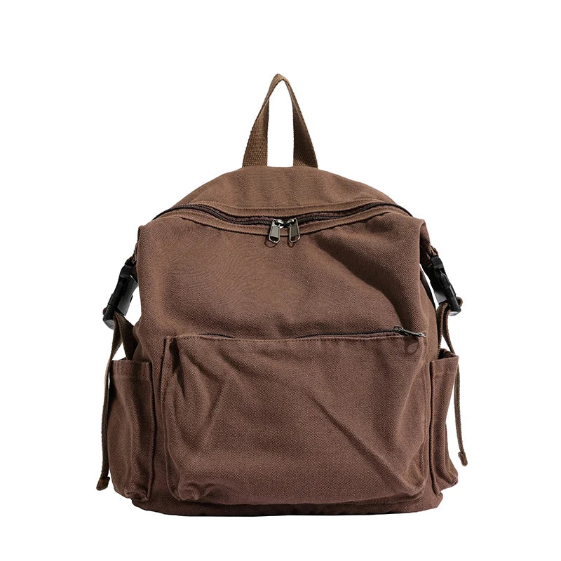 Dusty Plum Canvas Backpack