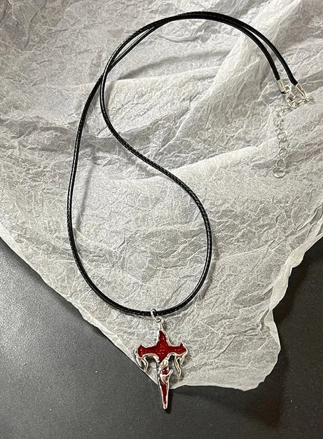 Dark Charm Layered Necklace Set